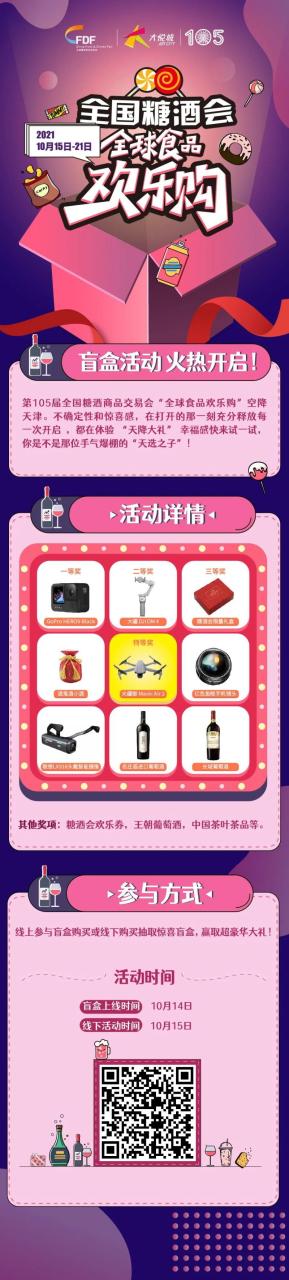 第105屆全國(guó)糖酒會(huì)“全球食品歡樂購(gòu)”盲盒活動(dòng)火熱開啟